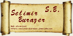 Selimir Burazer vizit kartica
